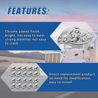  Chrome Semi Truck Hub Cover Wheel Axle Cover Center Caps 2 Front And 0 Rear