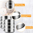 English Muffin Rings 6 Pack 3  Non-stick Stainless Steel Cooking Mold