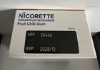 Nicorette Stop Smoking Gum - 4mg Fruit Chill - 100 Count   free Shipping   12 28
