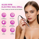 Professional Electric Nail Drill Kit 40000 Rpm portable Nail Drill Electric File