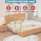 Folding Bed Rails Assist Safety Handle Bed Railing Elderly Seniors Guard Rail