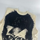 Midnight Studios David Bowie Shirt Mens 2xl Cream Tank Top Aop Band Concert Vtg