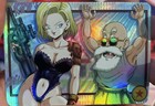 Roshi Android 18 Dragon Ball Silver Anime Acg Waifu Holo Card Lot  5 Cards 