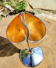 Vtg Lenox Promises Kirk Stieff Silverplated Heart Wedding Champagne Goblets Set 