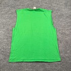Vintage 2000 Little Rascals Spanky Stud Movie Cut-off Shirt Xl 23x27 Green
