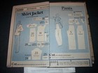Vtg Butterick Pattern 5089 Misses  Rena Rowan Shirt Jacket Culottes   Pants 8 Uc
