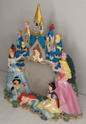 Disney Parks Authentic Princess Castle 3 5    Photo Picture Frame 3d Sculpted