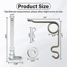 Fuel Door Hinge Pin With Gas Door Spring  For 2015-2024 F150 Loose Gas Cap Perma