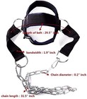 Fitness Neck Head Harness Neck Training Weight Lifting Strength Trainer With    