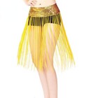 Lady Latin Tassel Sequin Skirt Belly Dancewear Dance Hip Scarf Elastic Waist