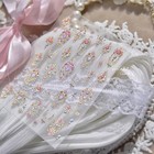 5d Embossed Gemstone Nail Stickers For Art Nail  Pink Blue Gemstone Style37