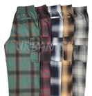 Fb County Men s Plaid Checker Baggy Cargo Pants Unisex S-3xl