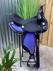      14  Abetta  Western Trail Saddle    Black   Purple    Light Weight      