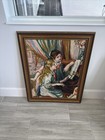 3x Antique Tapestry - Piano Lesson 32   x25 5 - Gorgeous