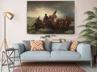 George Washington Crossing The Delaware Canvas Print  Painting Reproduction