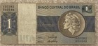 Lot Of 4 Banco Central Do Brasil Banknotes Um 1 Cinco 5 Dez 10 Cruzeiros Brazil