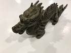Vintage Chinese Feng Shui Lucky Dragon Chinese Zodiac Loong Table Top Statue    