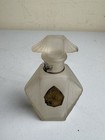 Antique -rare-frosted Glass Vanity Perfume Bottle Richard Hudnut-soul Of Violet-