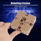 Ht-90x Bga Reballing Station Stencil Solder Rework Kit Fixture Magnet Solder Us