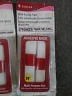 Singer Hook And Loop Adhesive Tape  3 4 X 24   White 4 Packs