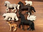 Schleich Mixed Animal And Horse Collectibles Lot Of 7