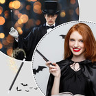 Magic Wand 25cm Wizard Witch Costume Prop Cosplay Halloween Fancy Dress Party