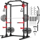 Power Cage Power Rack With Dual Independent Pulley System Strength For Home Gym
