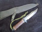 Original Vintage Us Sog Recon Survival Dagger Bowie Knife And Sheath