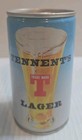 Tennent s Lager Beer Can - Pat - Lying Low - Uk - Steel - 333 Ml Bottom Opened 