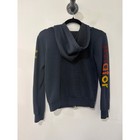 Aviator Nation Venice Zip Up Hoodie Charcoal Gray Size 12