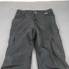 Grenade Snow Pants Mens Xl Black Ski Snowboard Cargo Lined Water Resistant