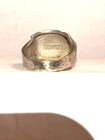 Vintage Sterling Silver Us Navy Anchor Ring Size 11 5     141