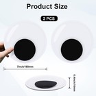 7 Inch Giant Googly Eyes With Self-adhesive  2 Pcs Large 2 Pcs  White-7inch 