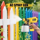 Paint Sprayer 800w Hvlp Electric Spray Gun With 5nozzles And 3 Patterns  1000ml