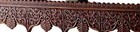 Handcarved Wooden Wall Shelf  Rustic Antique Flower Design