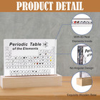 Periodic Table With 83 Real Elements Inside  Acrylic Periodic Table Of Chemical 