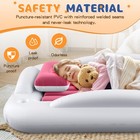 Inflatable Toddler Travel Bed - Portable Toddler Kids Travel Bed With Safety    
