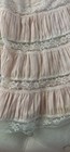 American Maid Pink Ruffled Tier Half Slip Sz M
