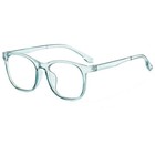Transparent Computer Glasses Frame Women Men Anti Blue Light Square Eyewear Bloc
