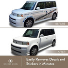 Wheel Adhesive Remover And Car Decals Eraser Kit - 4-inch Rubber Wheel Removing