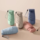 Portable Rain Umbrella Pocket Compact Mini Umbrella  6 Fold Sun Umbrella Us