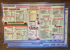 2  2013 Waffle House Restaurant Menu Placemat Americana Classic Diner Meals