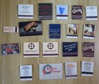 Vintage 1980s Mostly Unstruck Matchbooks  x18  W  Old Ebbitt  Haussners  Red Fox