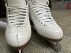 Pre-owned  Jackson Ultima Excel Js1291 Youth girls Figure Skates  Size 4  