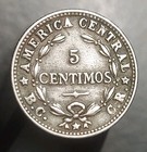 1951 Costa Rica 5 Centimos Small Philadelphia Mint Vintage Coin Km 184 1