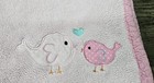 Baby Gear Pink Baby Blanket Birds Chicks Heart Sherpa Security  - Read  