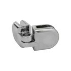10 Pc Door Hasp Pair Glass Connector Chrome  3 16   Tempered Glass Shelf