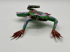 Oaxacan Lizard Mexican Folk Art Alebrije Hand Carved   Painted Signed