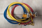 New Yellow Jacket 29985 60  3 Pak Hbvv Ryb Plus Ii Refrigerant Charging Hose