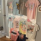 Simply Southern Girls Graphic T-shirts Lot Of 10 Cotton Multicolor Short Sleeve